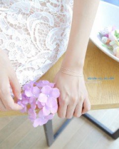 뷔엘 투라인실버팔찌 (18BS702) [2color]