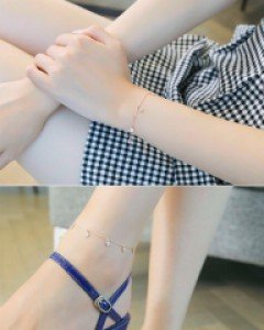 로맨틱코나 팔찌발찌세트 (18S271) [2color]