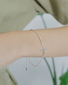 크로미 실버팔찌 (18BS717) [1color]