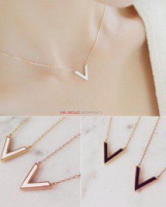 셀브 14K 양면 목걸이 (ARN058) [2color]