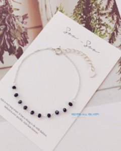 넘버나인 실버팔찌 (18BS728) [2color]