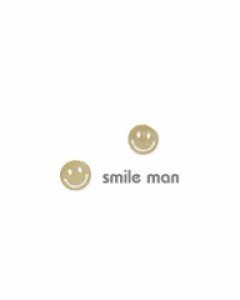 귀걸이,골드smile man (G205) [1Color]