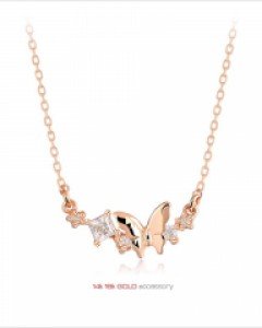 필링 14k 18k 목걸이 (ARN083) [2type,2color]