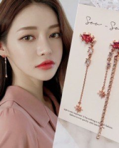 뷰티로렝 크리스탈언발귀걸이 (18E605) [5color]