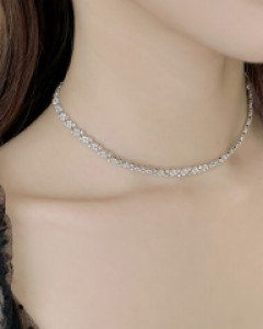 파방느 큐빅목걸이 (19N851) [3color]