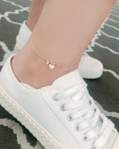 앤르 하트큐빅 실버발찌 (19AS112) [3color]