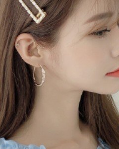 마요르나 크리스탈링귀걸이 (19E357) [1color]