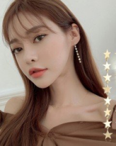 스펜드 10k 14k 18k 별드롭귀걸이 (ARE130) [3type]