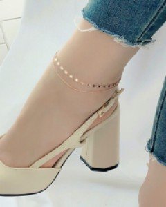 뮤지크 실버두줄발찌 (19AS135) [2color]