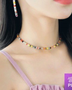 썸머브리즈 비비드컬러목걸이 (19N936) [1color]