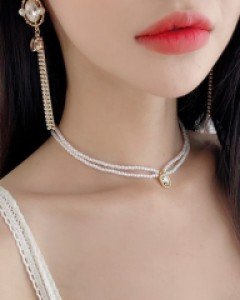 소울펄 두줄진주목걸이 (19N947) [1color]