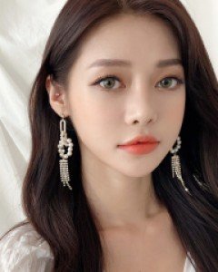 타리나 진주큐빅롱귀걸이 (19E755) [1color]