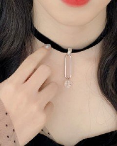 다브카 벨벳초커목걸이 (19N988) [2color]
