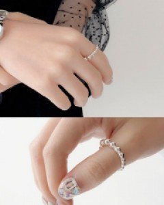 비굿 볼실버반지 (19RS561) [1color,5size]