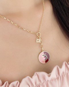 파이브 팬던트드롭목걸이 (19N992) [2color]