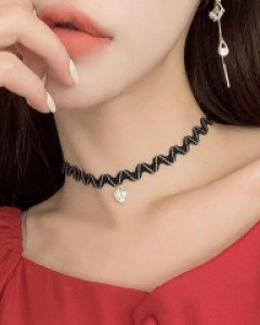 크루 하트초커목걸이 (19N018) [1color]