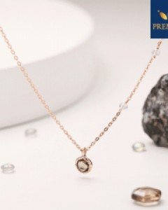 [천연석 925실버] 노블레스 목걸이 (20NSN010) [1color]