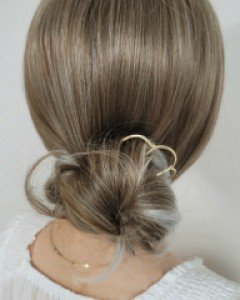 고정력업 4발 물결 비녀 (21H027) [2color]