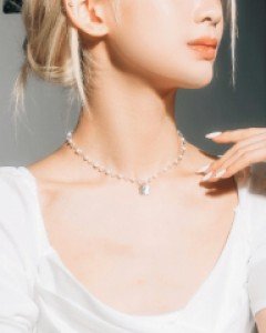 라이트 비즈 목걸이 (21N033)