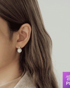 미니 오로라 펄 은침 귀걸이 (21E080)