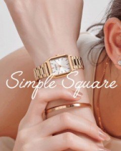 심플스퀘어 손목시계 (21WJA1304)