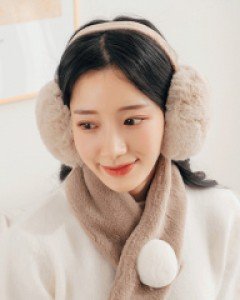 접어 보관하는 포그니 귀도리 (21T158)
