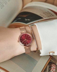 로즈와인 손목시계 (21WJA1284)