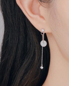 클락 롱 은침 귀걸이 (21E112)