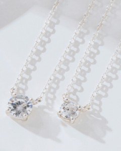 [925실버] 온리유 2사이즈 목걸이 (22NS001)