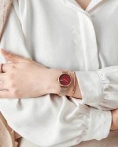 메쉬 밴드 포트 손목시계 (22JA1261)