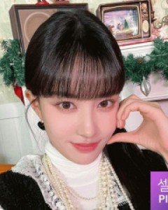 금장 하트 원터치 귀걸이 (22E036)