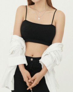 텐션 노와이어 브라탑 볼륨캡 나시 (22T029)