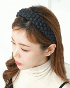 버블 엠보 핸드메이드 헤어밴드 (22HB060)