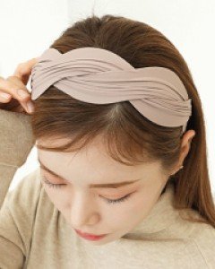 셔링 트위스트 헤어밴드 (22HB064)