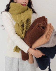딥 블랭킷 머플러 목도리 (22T154)