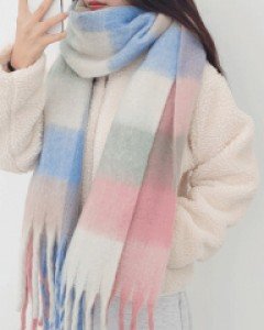 버터 스퀘어 머플러 목도리 (22T166)