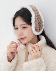 촘촘 캐시미어 귀도리 목도리 (23T001)