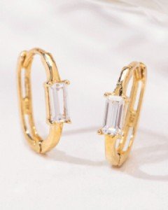 [10K 14K Gold] 베른 원터치 귀걸이 (23ARE001)