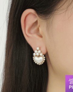 마벨 진주 은침 귀걸이 (23E008)