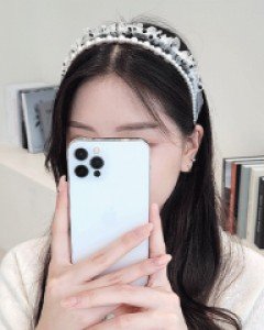 봄봄 도트 2줄 헤어밴드 (23HB007)