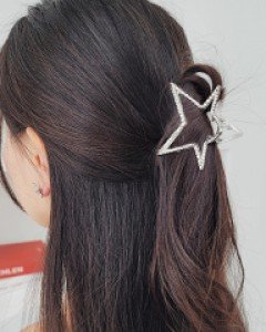 빅 스팟 별 집게핀 (23H090)