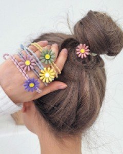 [5개세트] 데이지 2종 헤어끈 (23HT006)