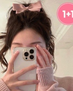 [1+1] 블핑 더블리본 집게핀 (23H100AB)