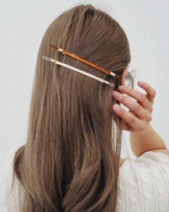 클리어 롱바 자동핀 (23H115)