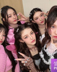 [10개세트] 투명 오로라 나비 집게핀 (23H117)