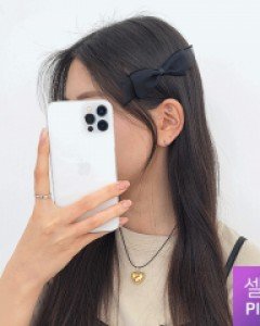 스윗 시스루 리본 집게핀 (23H183)