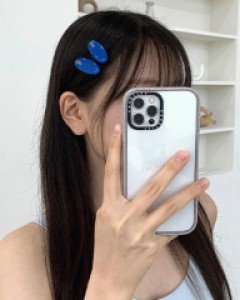 [2개세트] 그루브 미니 포인트 옆머리 집게핀 (23H192)