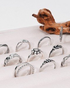 [1+1할인] 볼드 유화 오픈링 반지 10종 모음전 (23GR001)