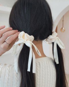 [1+1할인] 러브미 실키 곱창 헤어끈 (23HT044)