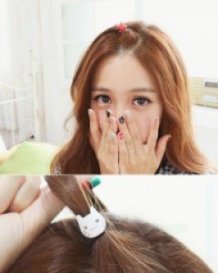 헤어핀토끼와 고양이 (SH929) [2Type,6Color]